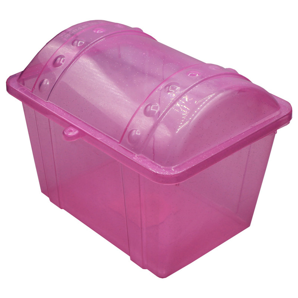 ROMANOFF PRODUCTS Romanoff Jr. Treasure Chest, Pink Sparkle