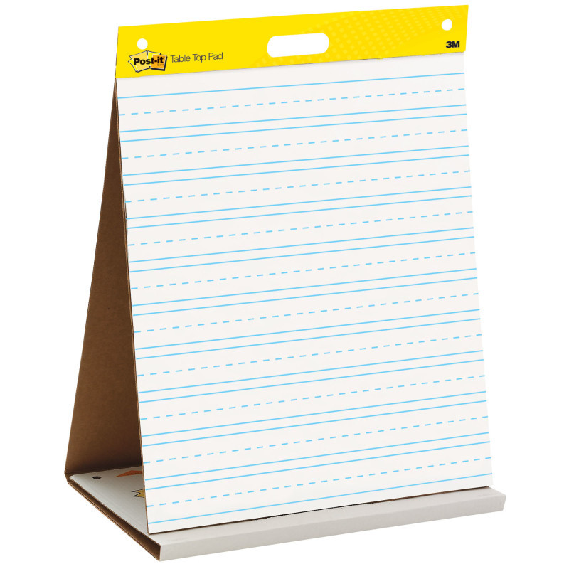 3M COMPANY Post-it® Tabletop Self Stick Easel Pad, 20 in x 23 in, 20 Sheets/Pad
