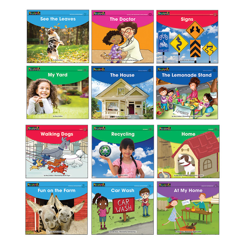 NEWMARK LEARNING Newmark Learning Early Rising Readers My Neighborhood Theme Set