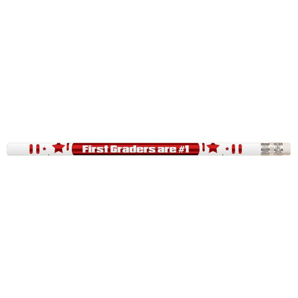 MUSGRAVE PENCIL CO INC Musgrave Pencil Company 1st Graders Are #1 Motivational Pencils, 12 Per Pack, 12 Packs