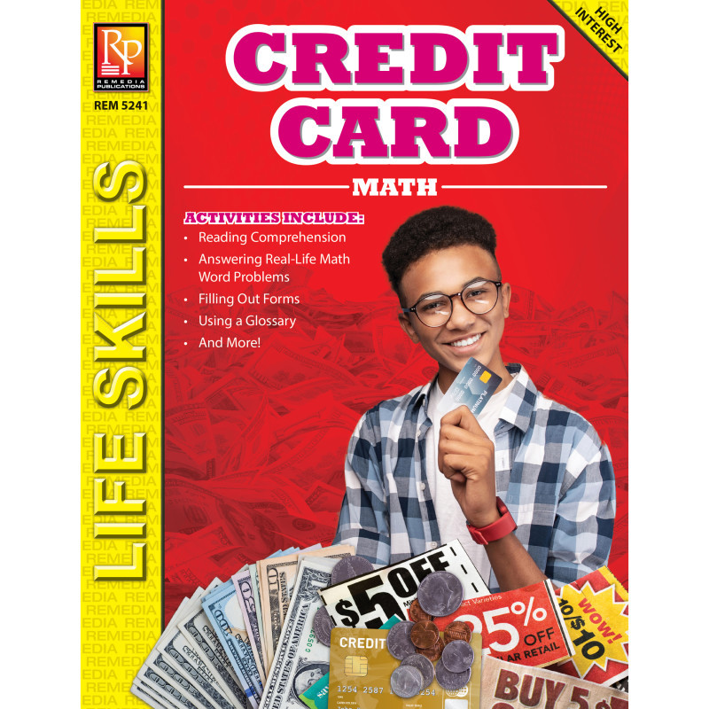 REMEDIA PUBLICATIONS Remedia Publications Credit Card Math: Life Skills Math Series