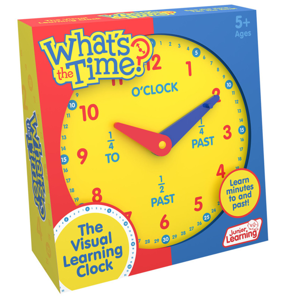 JUNIOR LEARNING Junior Learning® What's the Time? Geared Clock