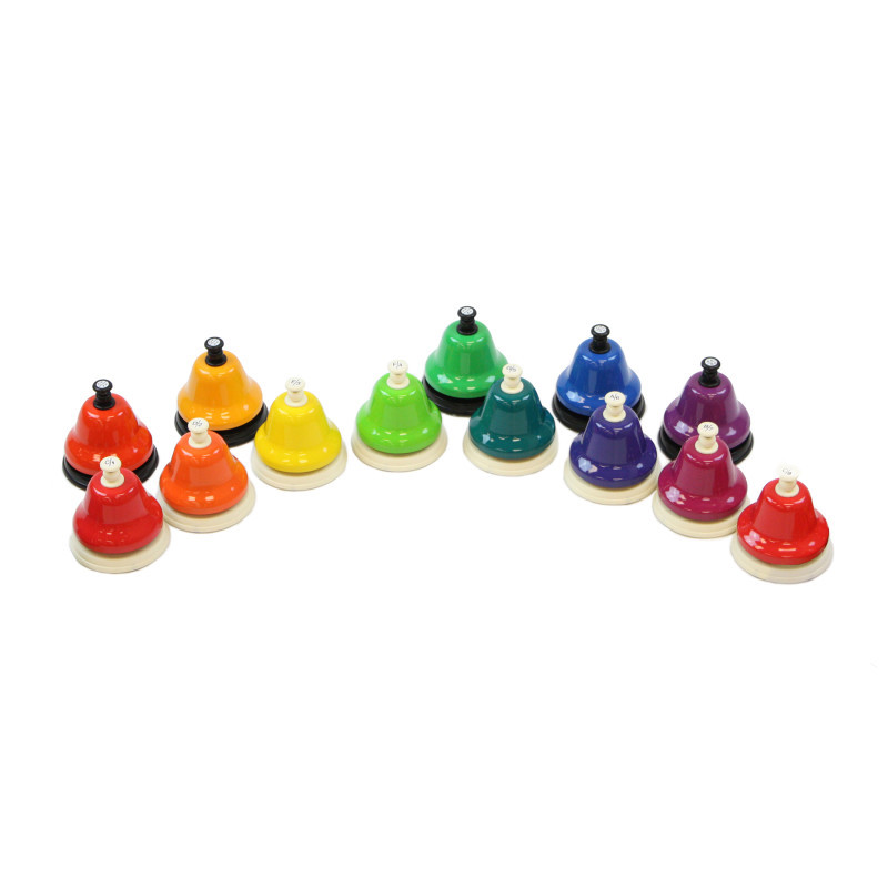 RHYTHM BAND INSTRUMENTS Rhythm Band Instruments Chroma-Notes 13-Note Desk Bell Set