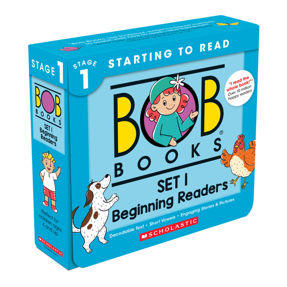 SCHOLASTIC INC TRADE AND SLP Scholastic Bob Books Beginning Readers Book, Set 1, Set of 12