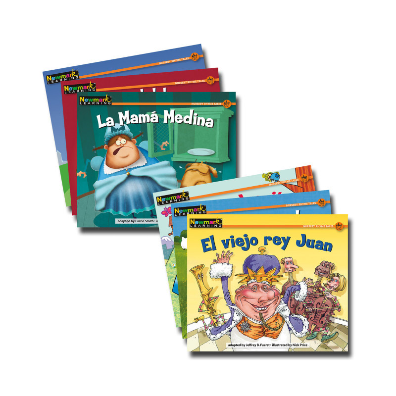 NEWMARK LEARNING Newmark Learning Rising Readers Leveled Books: Nursery Rhyme Tales Set 1, Spanish