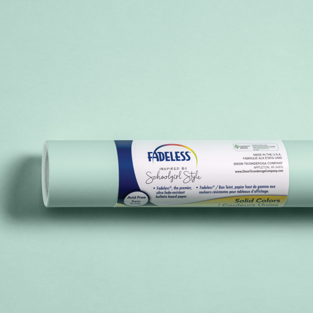 DIXON TICONDEROGA CO Fadeless® Schoolgirl Style Bulletin Board Paper, 48" x 50', Mint to Be