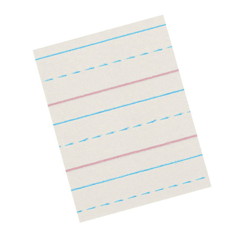 DIXON TICONDEROGA CO Zaner-Bloser® Newsprint Handwriting Paper, Dotted Midline, Grade 2, 1/2" x 1/4" x 1/4" Ruled Short, 8" x 10-1/2", 500 Sheets