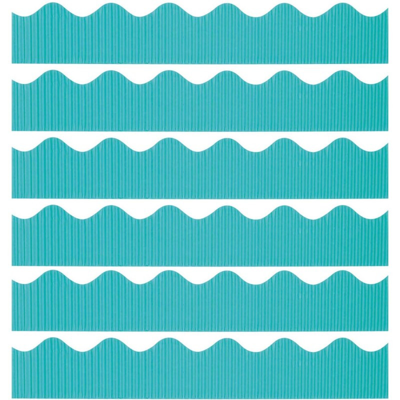 DIXON TICONDEROGA CO Bordette® Decorative Border, Azure, 2-1/4" x 50', 6 Rolls