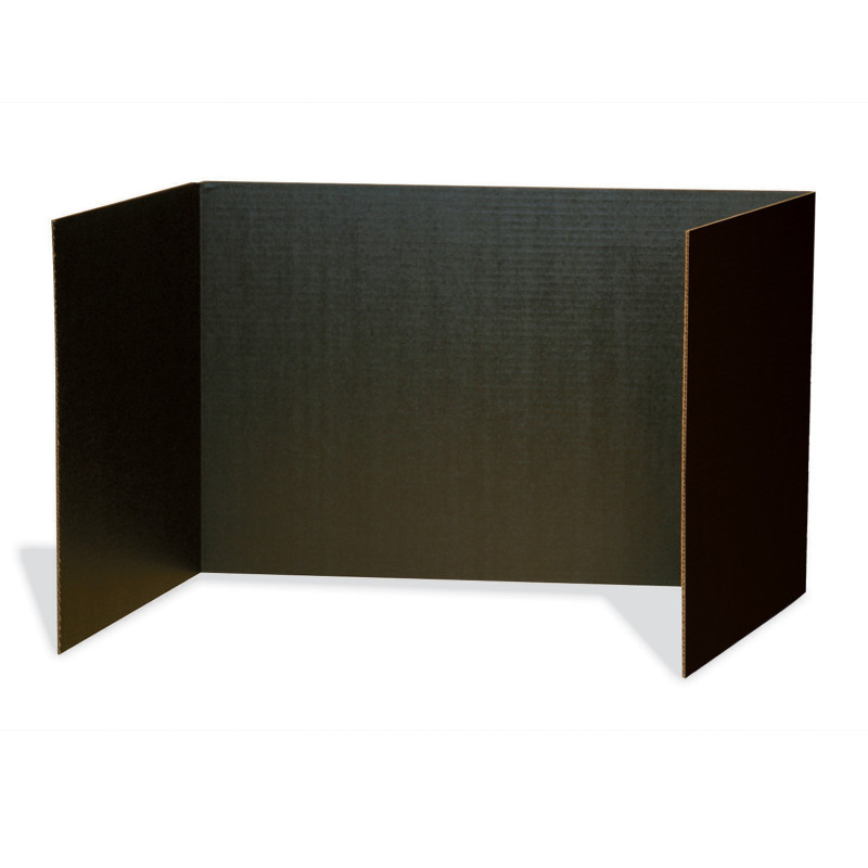 DIXON TICONDEROGA CO Pacon® Privacy Boards, Black, 48" x 16", 4 Boards