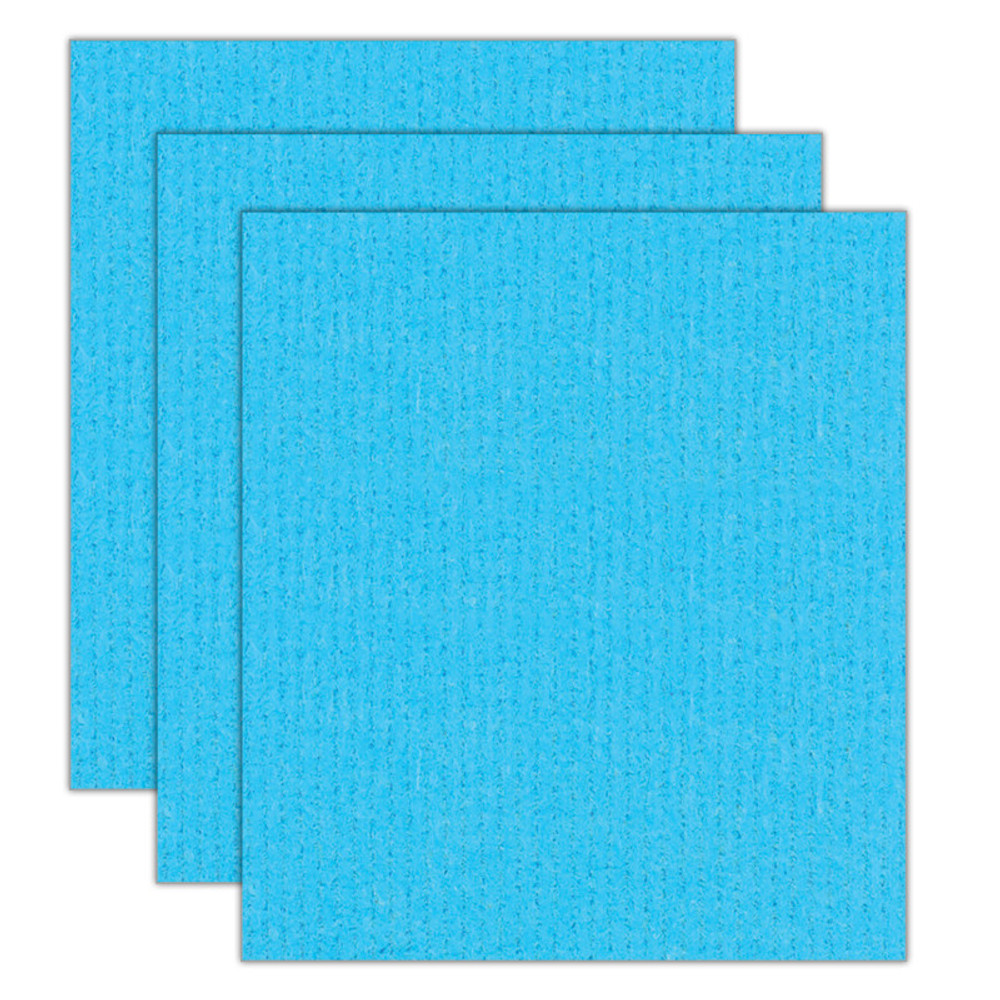 S M ARNOLD INC S.M. Arnold, Inc. Sponge Cloth, Blue, Pack of 3