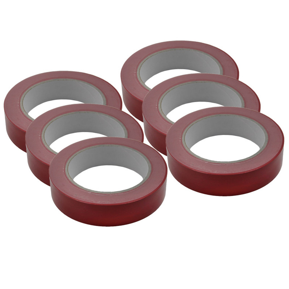 DICK MARTIN SPORTS Martin Sports Floor Marking Tape, Red, 6 Rolls