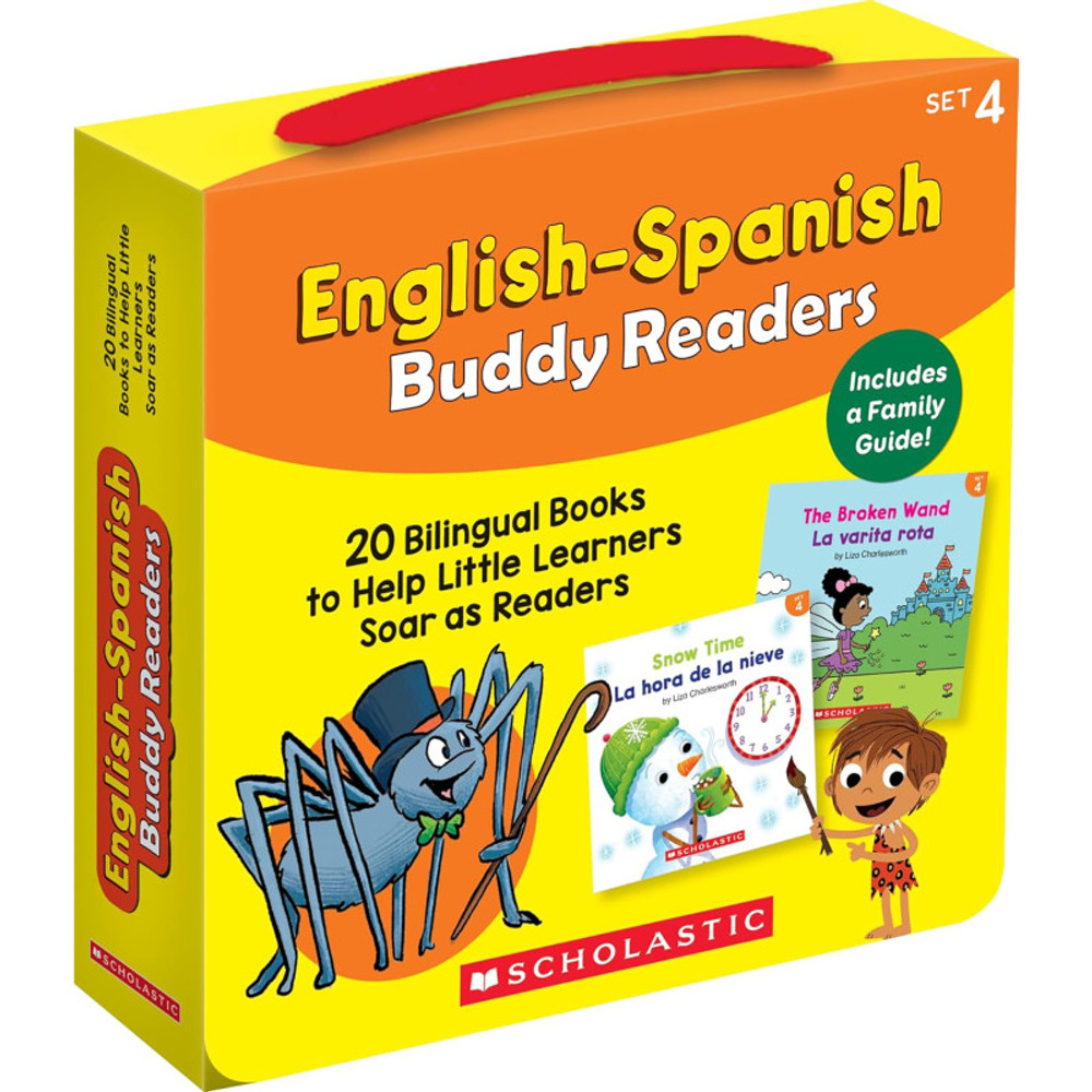 SCHOLASTIC TEACHING RESOURCES Scholastic Teaching Solutions English-Spanish Buddy Readers: Set 4, Single-Copy Set, 20 Books