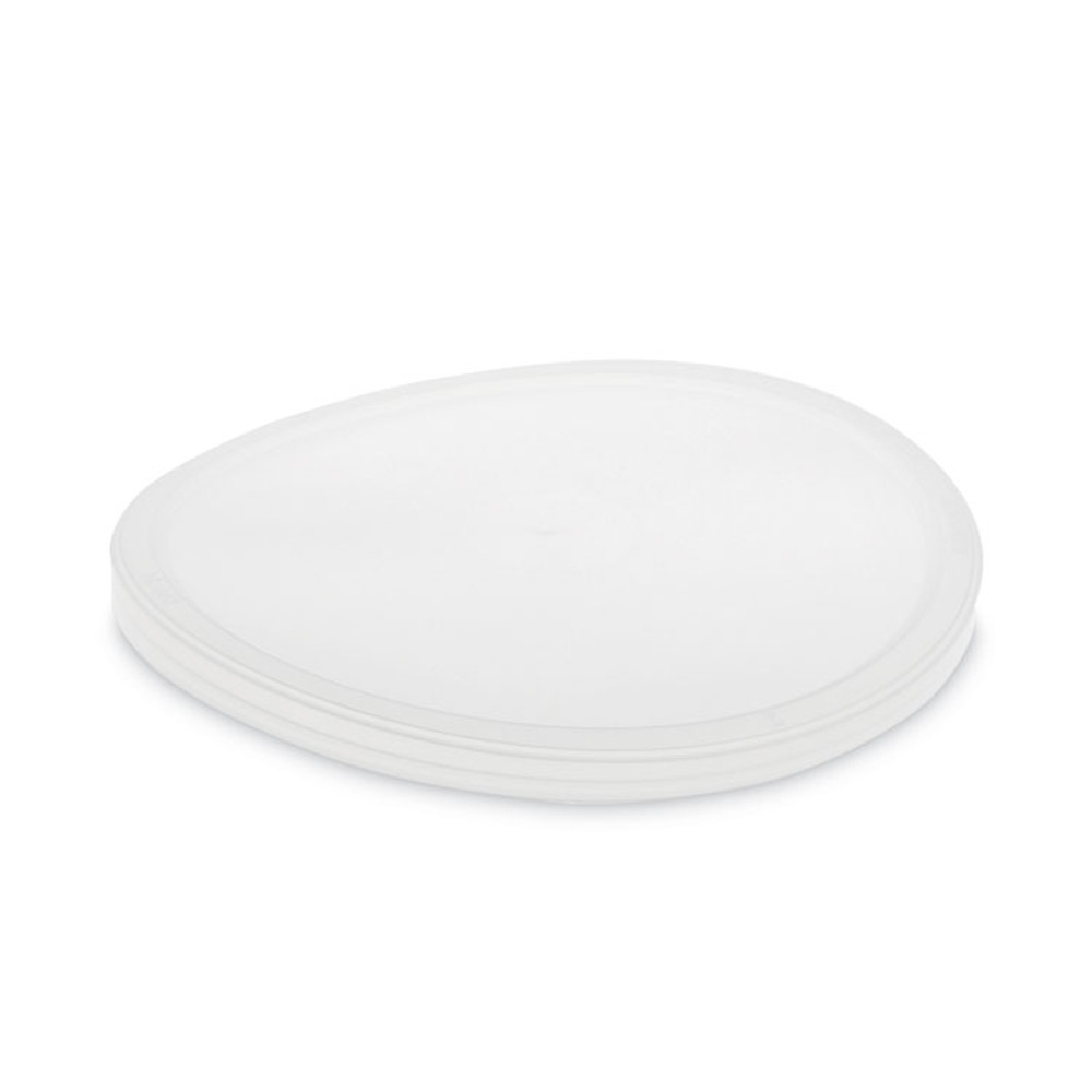 PACTIV EVERGREEN CORPORATION NL640L Newspring DELItainer Microwavable Container Lid, 6.45" Diameter x 0.45" h, Translucent, Plastic, 120/Carton