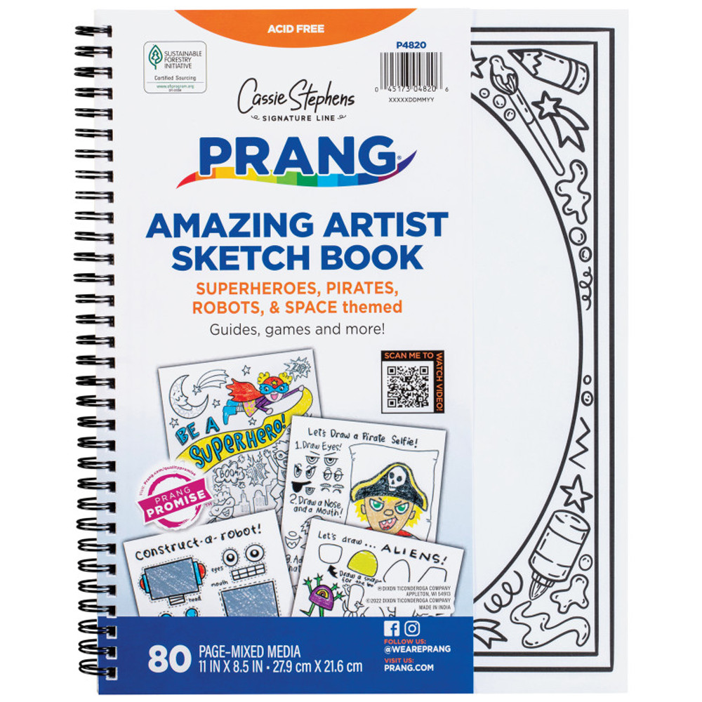 DIXON TICONDEROGA CO Prang® Amazing Artists Sketch Book