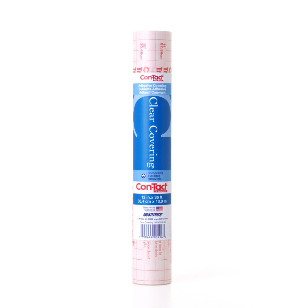 KITTRICH CORPORATION Con-Tact® Brand Clear Cover Matte Adhesive Roll 12" x 36'