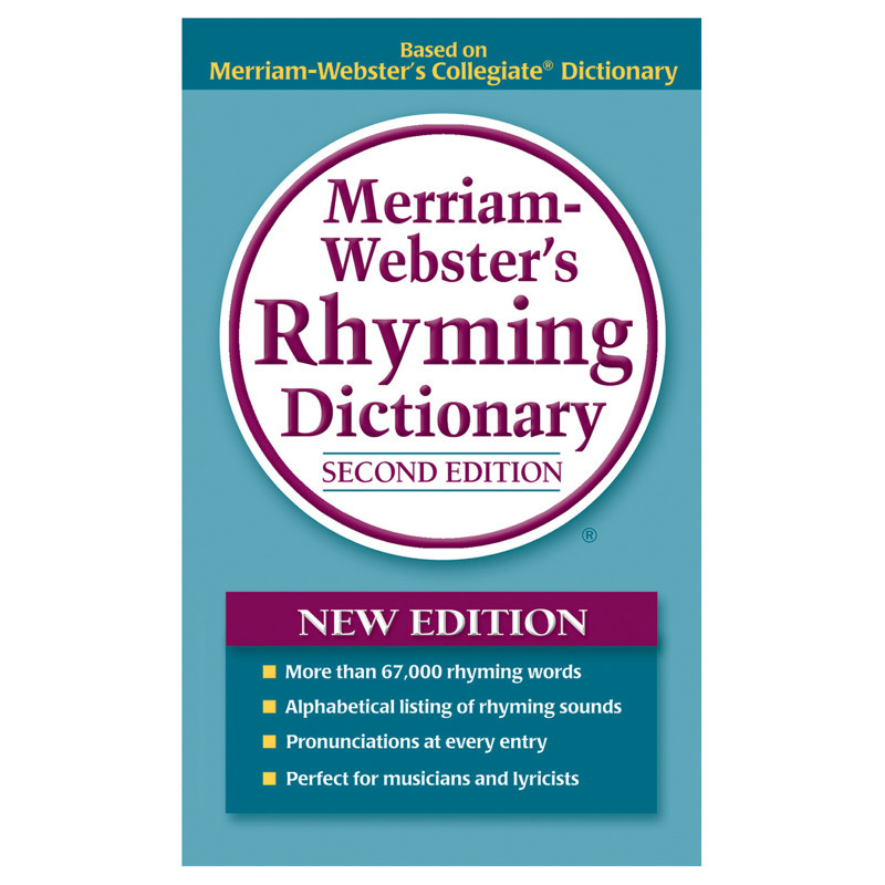 MERRIAM - WEBSTER  INC Merriam-Webster Rhyming Dictionary