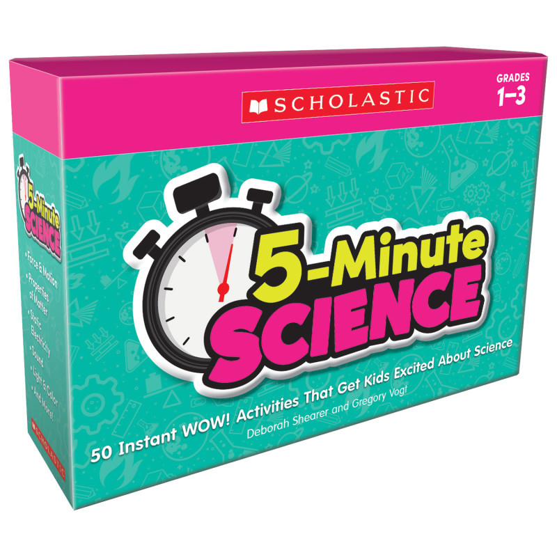SCHOLASTIC TEACHING RESOURCES Scholastic Teaching Solutions 5-Minute Science: Grades 1-3