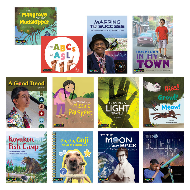 NEWMARK LEARNING Newmark Learning Clear Windows Single Copy 12-Book Set, Grade 1