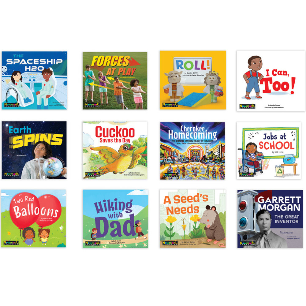 NEWMARK LEARNING Newmark Learning Clear Windows Single Copy 12-Book Set, Grade K