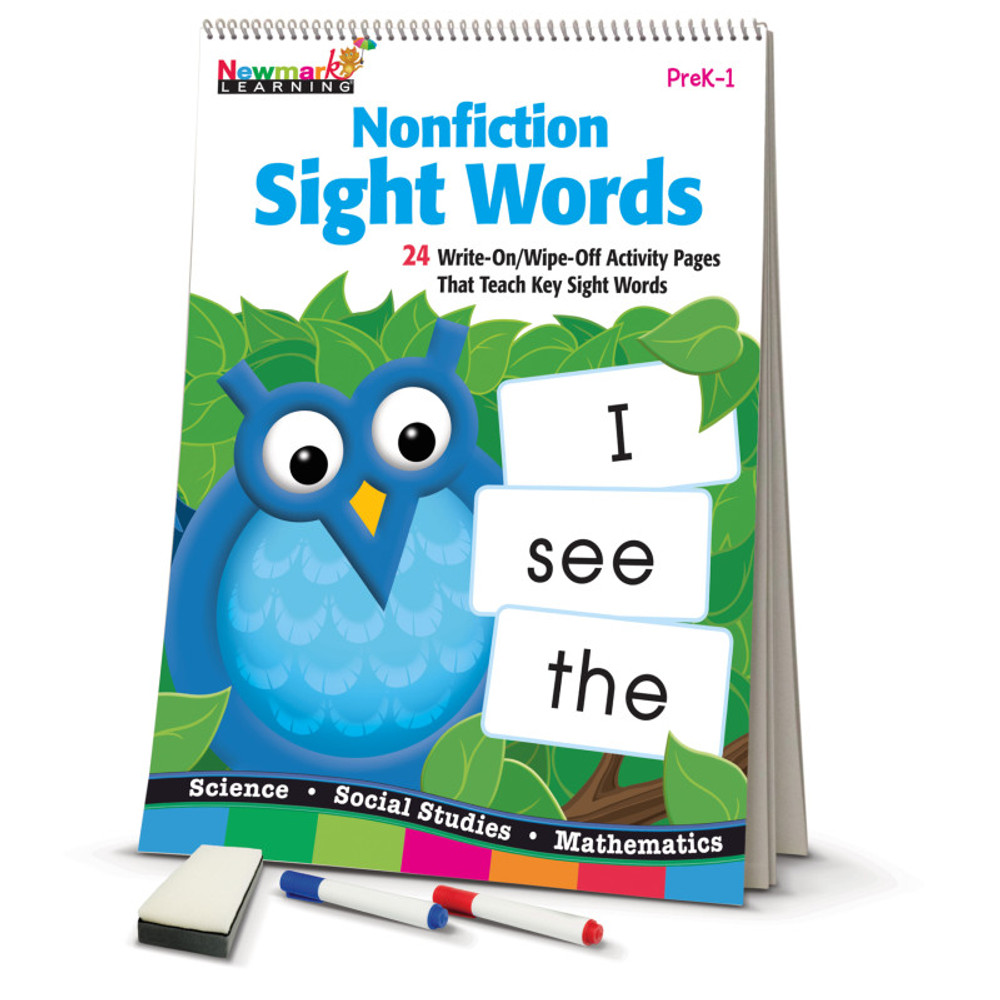 NEWMARK LEARNING Newmark Learning Nonfiction Sight Words Learning Flip Chart