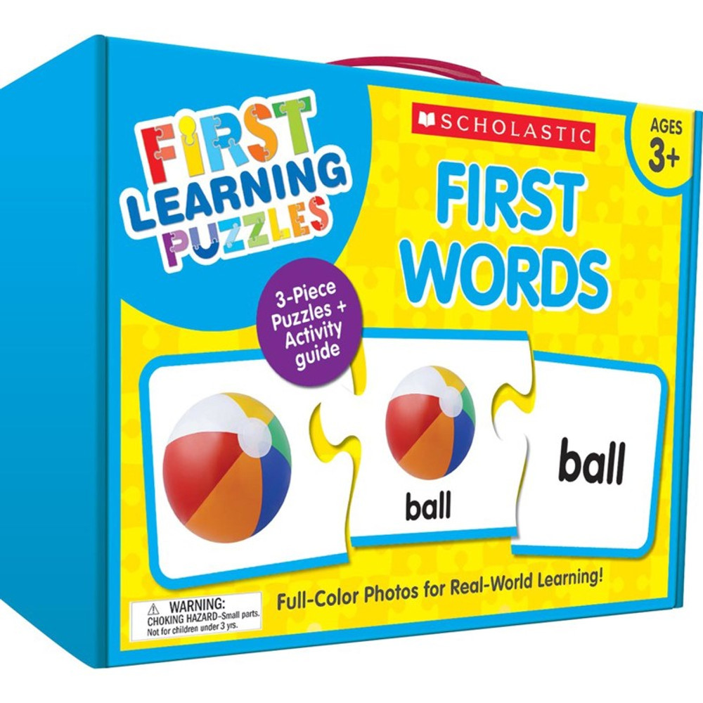 SCHOLASTIC TEACHING RESOURCES Scholastic First Learning Puzzles: First Words