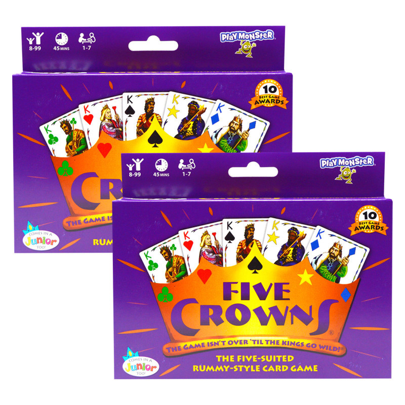 PLAYMONSTER LLC (PATCH) PlayMonster® Five Crowns® Game, Pack of 2