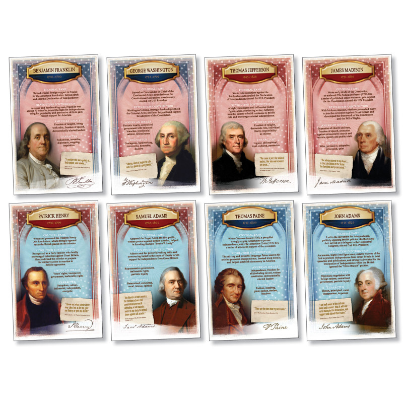 NORTH STAR TEACHER RESOURCE North Star Teacher Resources America's Founders Bulletin Board Set