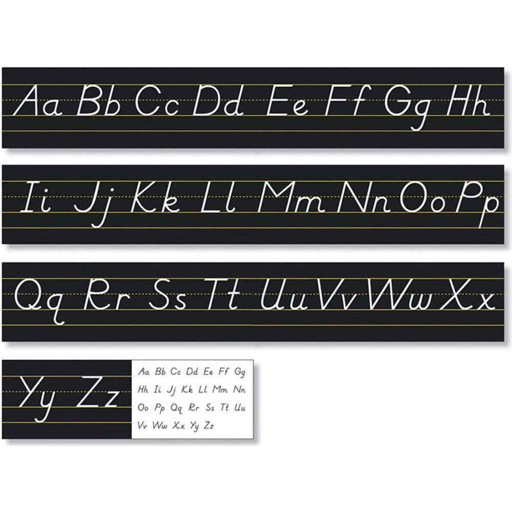NORTH STAR TEACHER RESOURCE North Star Teacher Resources Black Modern Manuscript Alphabet Line