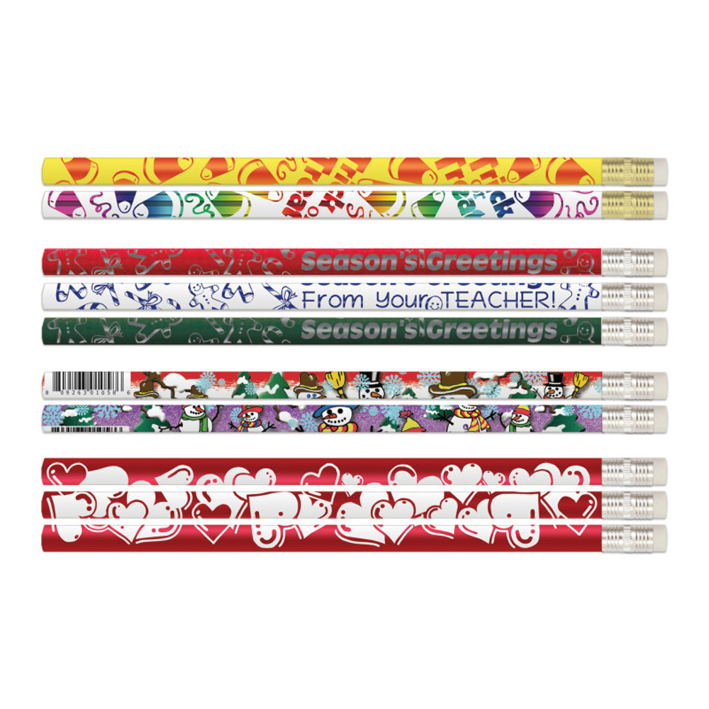 MUSGRAVE PENCIL CO INC Musgrave Pencil Company Teacher Seasonal Pencils Assortment, Pack of 144