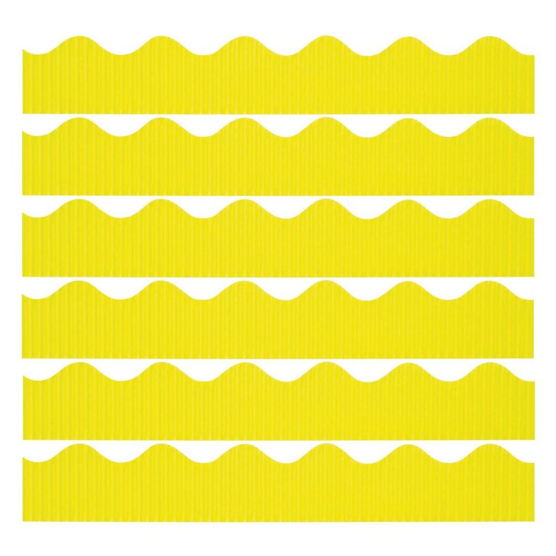 DIXON TICONDEROGA CO Bordette® Decorative Border, Canary, 2-1/4" x 50', 6 Rolls