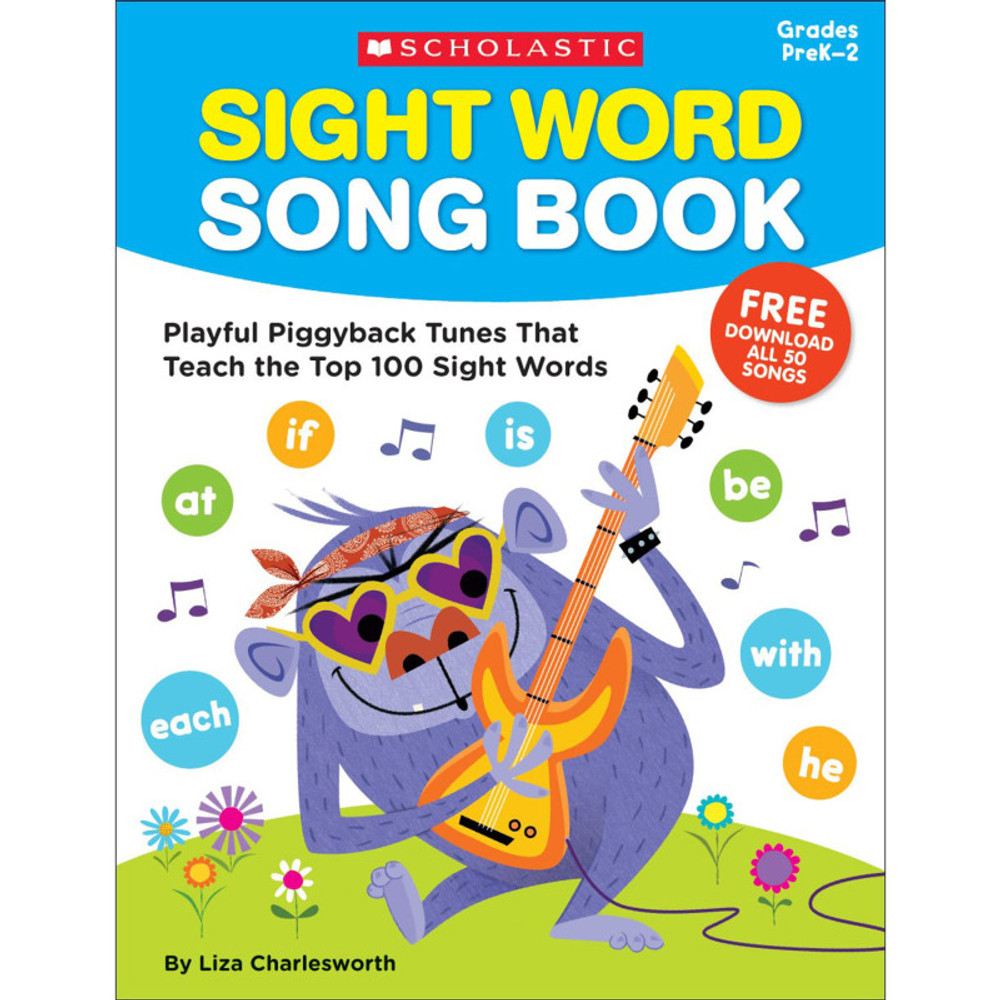 SCHOLASTIC TEACHING RESOURCES Scholastic Teaching Solutions Sight Word Song Book
