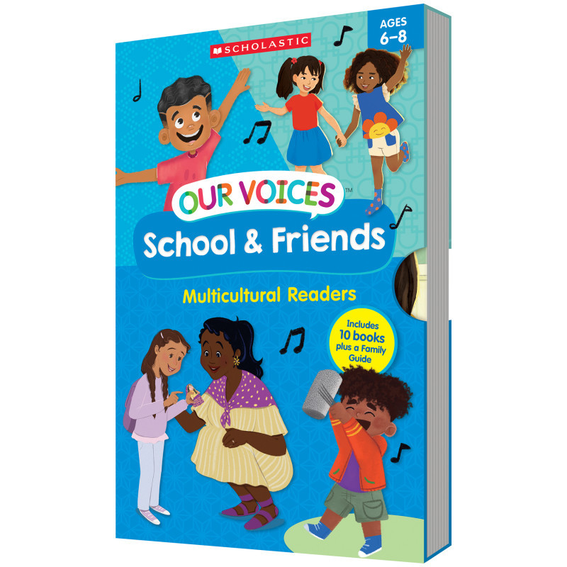SCHOLASTIC TEACHING RESOURCES Scholastic Teaching Solutions Our Voices School & Friends, Multi Copy, 40 Books