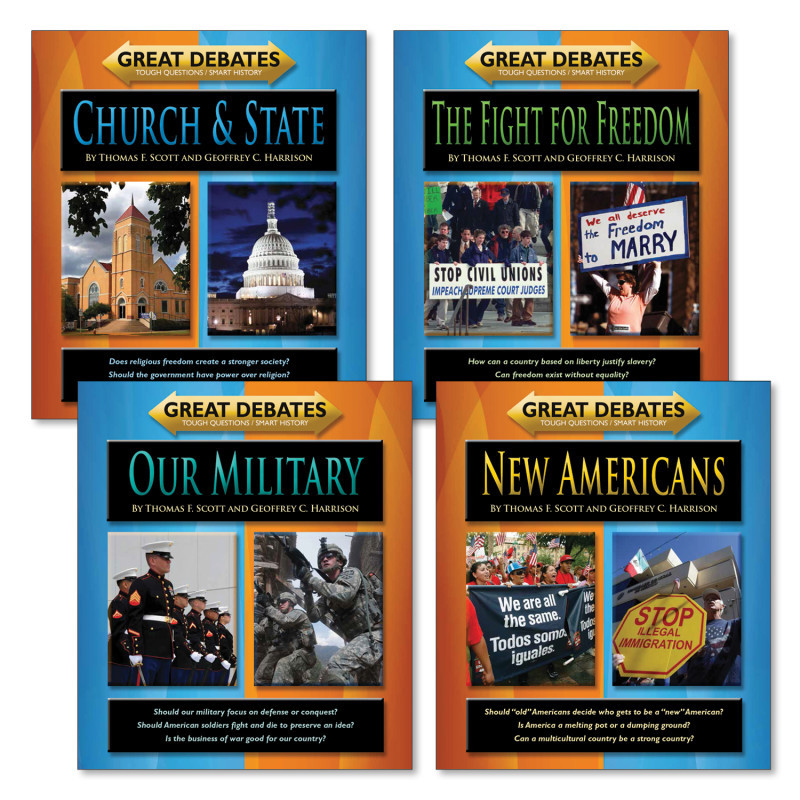NORWOOD HOUSE PRESS Norwood House Press A Complete Set: Great Debates, Paperback, 4 Books