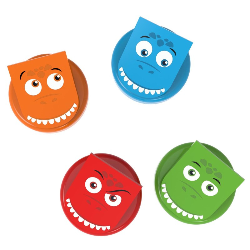 JUNIOR LEARNING Junior Learning® Clever Clips, DinoClips, Pack of 4