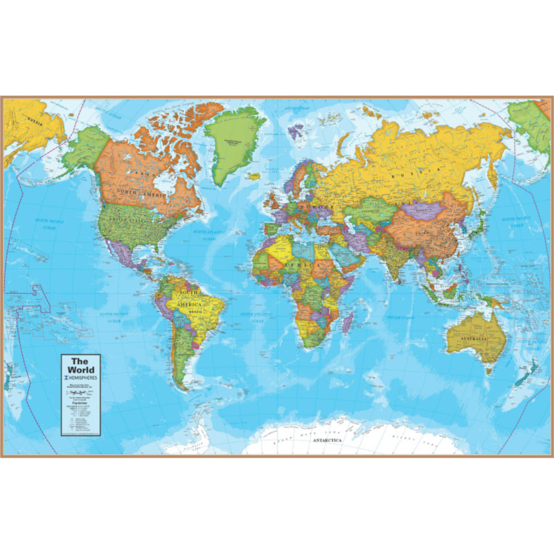WAYPOINT GEOGRAPHIC Waypoint Geographic World Desk Mat/Giant Mouse Pad