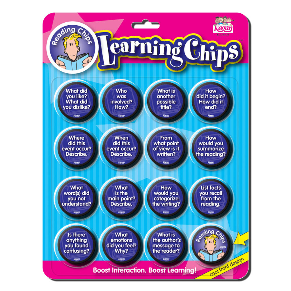 KAGAN PUBLISHING Kagan Publishing Reading Comprehension Chips