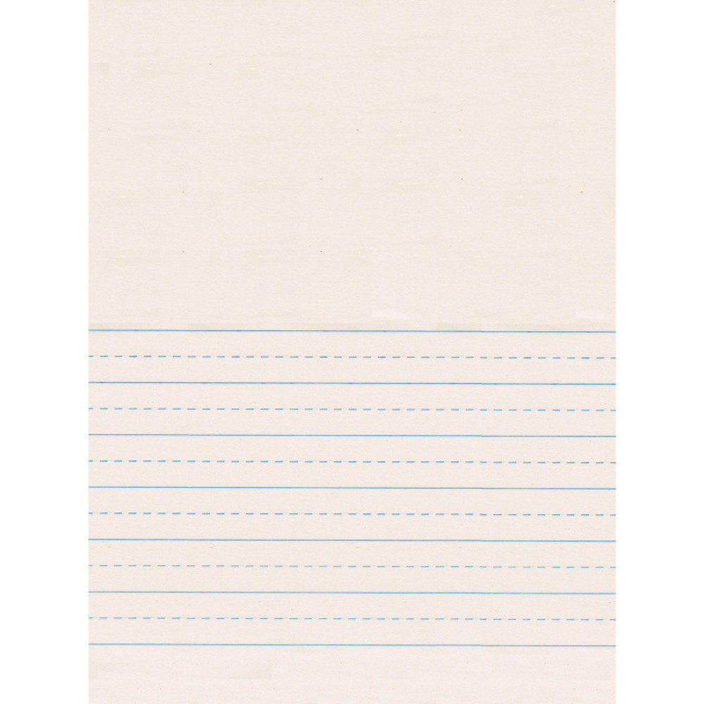 DIXON TICONDEROGA CO Pacon® Newsprint Handwriting Paper, Picture Story, 7/8" x 7/16" Ruled Short, 9" x 12", 500 Sheets