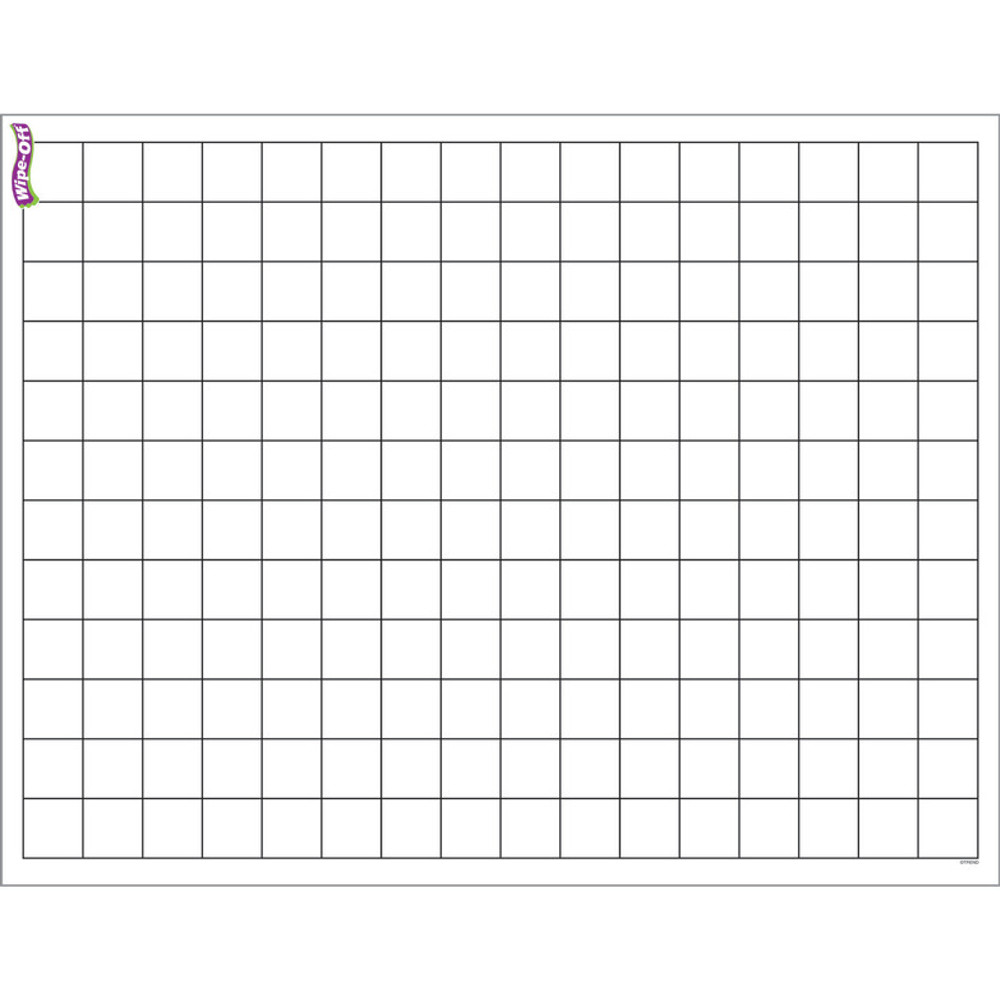 TREND ENTERPRISES INC. TREND Graphing Grid (Small Squares) Wipe-Off® Chart, 17" x 22"
