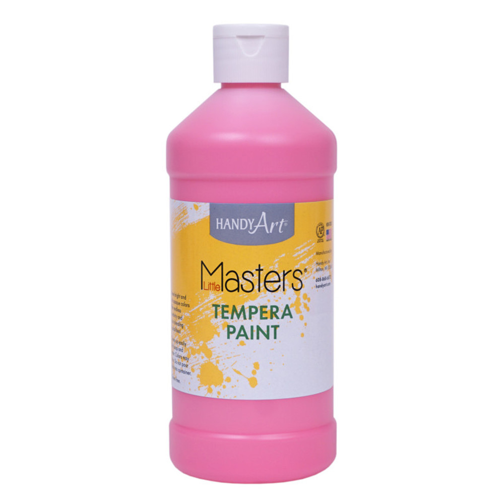 ROCK PAINT DISTRIBUTING CORP Handy Art® Little Masters® Tempera Paint, Pink, 16 oz.