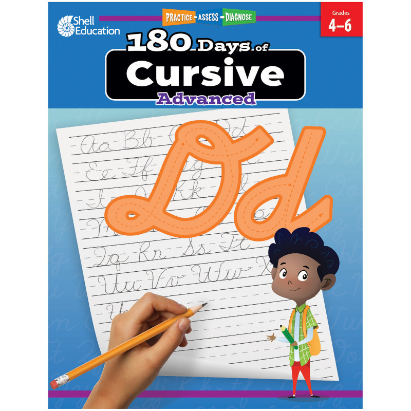 SHELL EDUCATION Shell Education 180 Days of Cursive: Advanced