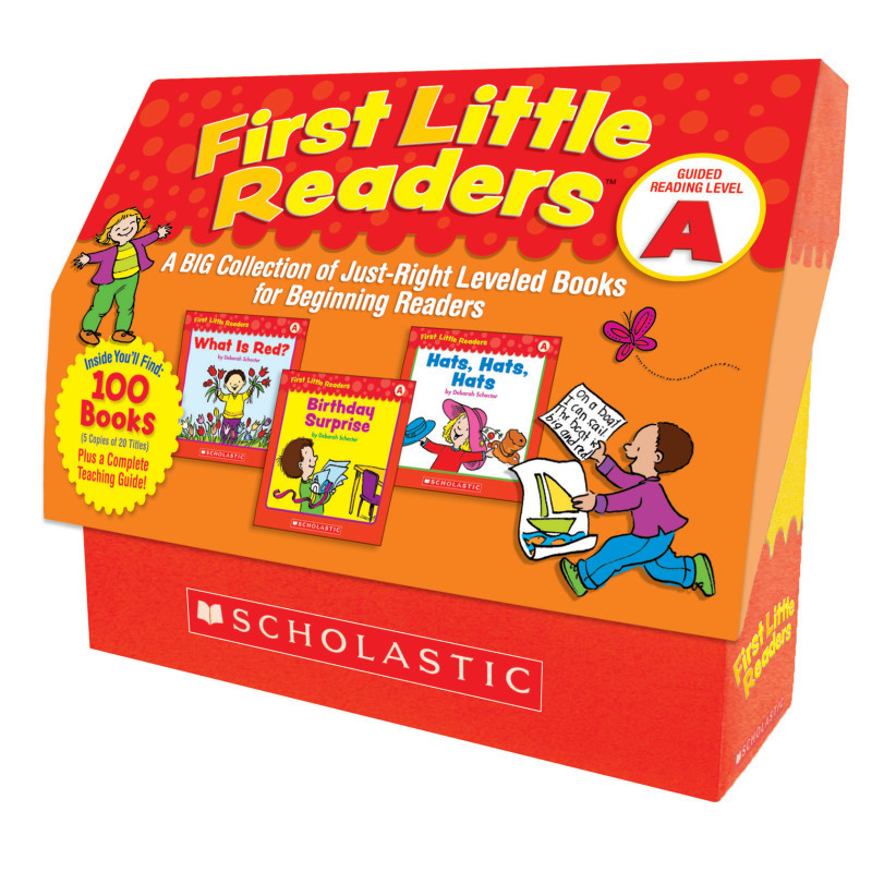 SCHOLASTIC TEACHING RESOURCES Scholastic Teaching Solutions First Little Readers Books, Guided Reading Level A, 5 Copies of 20 Titles