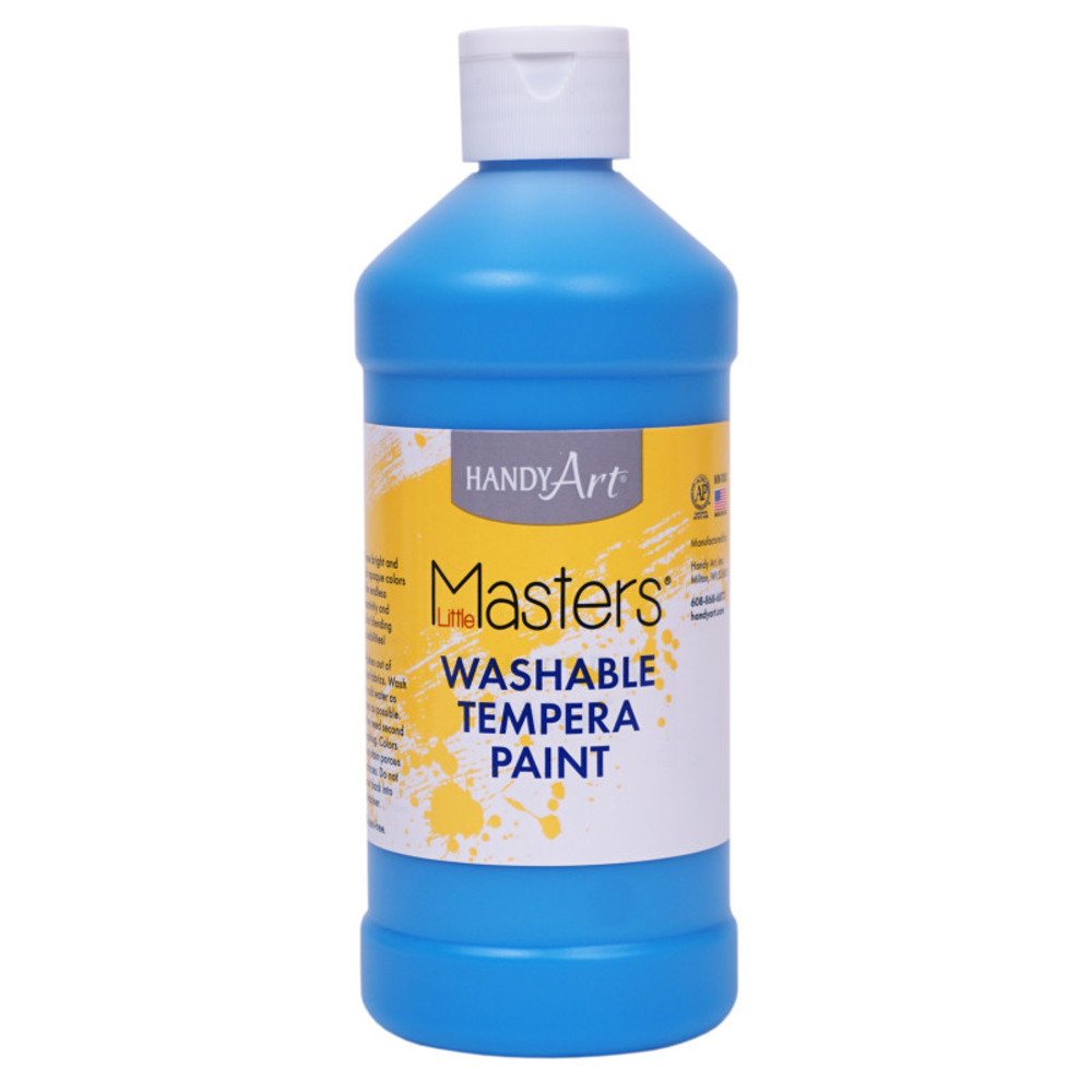 ROCK PAINT DISTRIBUTING CORP Handy Art® Little Masters® Washable Tempera Paint, Light Blue, 16 oz.