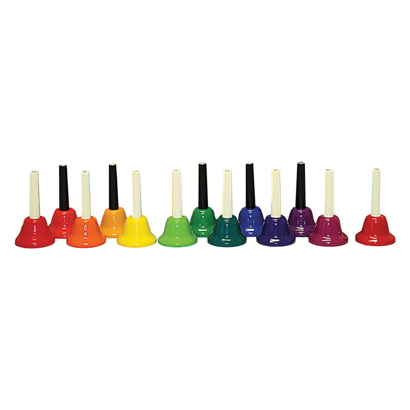 RHYTHM BAND INSTRUMENTS Rhythm Band Instruments Chroma-Notes 13 Note Hand Bell Set