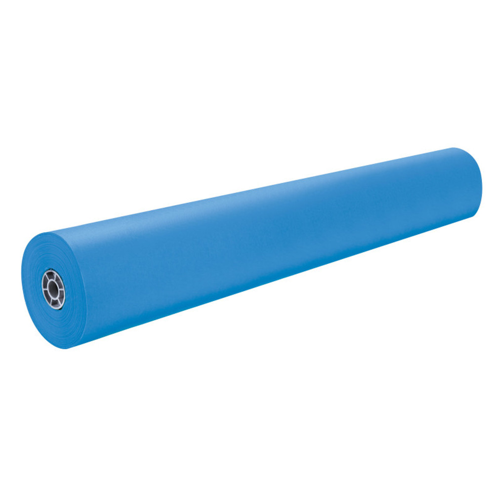 DIXON TICONDEROGA CO Rainbow® Colored Kraft Duo-Finish® Paper, Brite Blue, 36" x 1,000', 1 Roll DIXON TICONDEROGA CO Rainbow® Colored Kraft Duo-Finish® Paper, Brite Blue, 36" x 1,000', 1 Roll