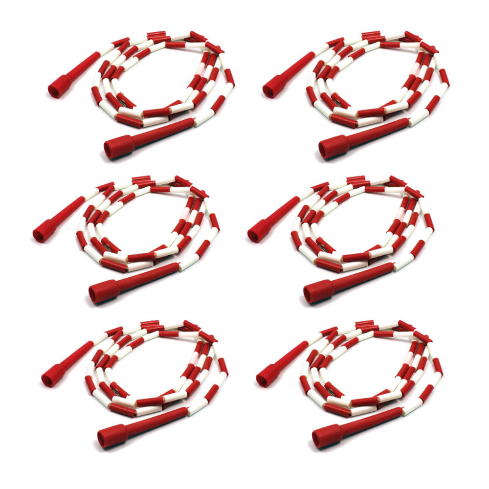 DICK MARTIN SPORTS Martin Sports Segmented Plastic Jump Rope, 8', Pack of 6