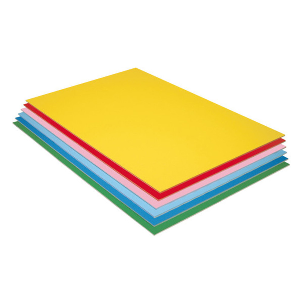 DIXON TICONDEROGA CO UCreate® Foam Board, 6 Assorted Colors, Matte, 20" x 30", 12 Sheets