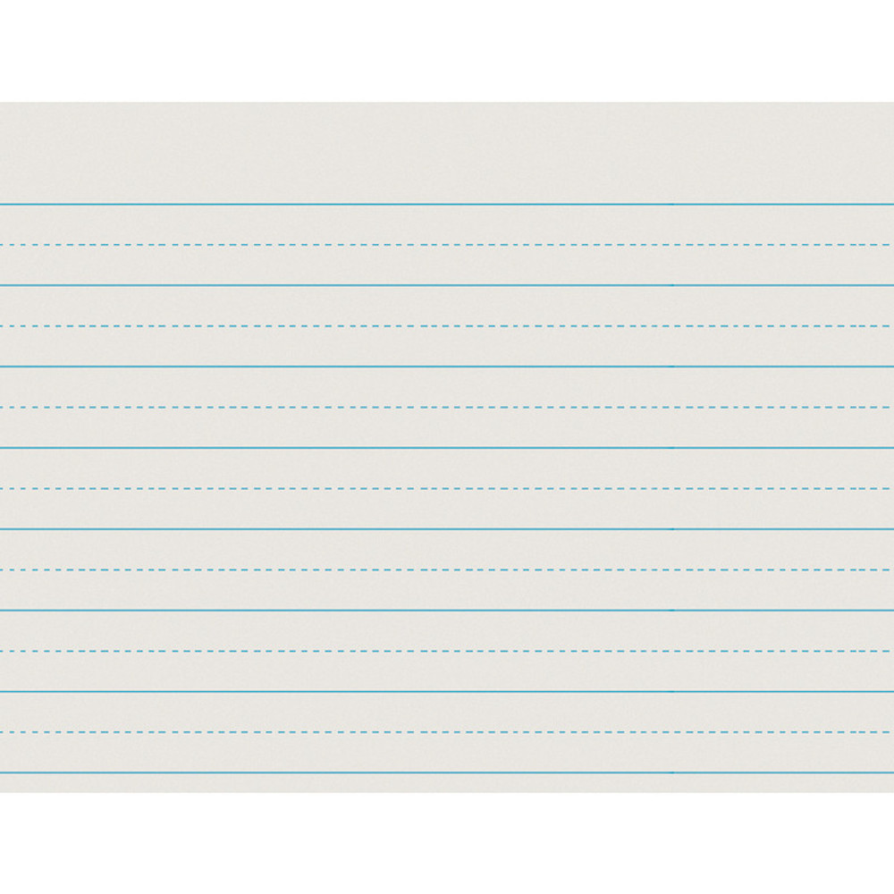 DIXON TICONDEROGA CO Pacon® Newsprint Handwriting Paper, Alternate Dotted, Grade 1, 1" x 1/2" Ruled Long, 11" x 8-1/2", 500 Sheets