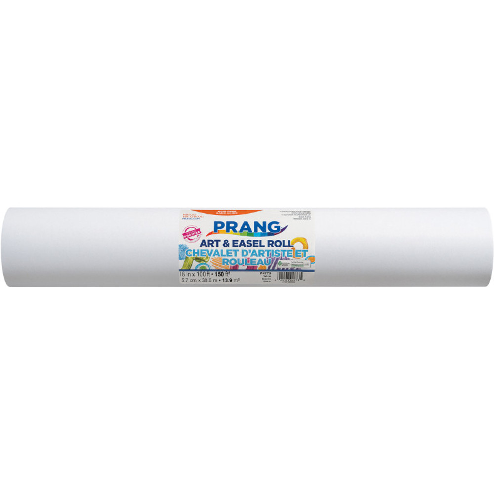 DIXON TICONDEROGA CO Prang® Art & Easel Roll, White, White, 18" x 100', 1 Roll DIXON TICONDEROGA CO Prang® Art & Easel Roll, White, White, 18" x 100', 1 Roll