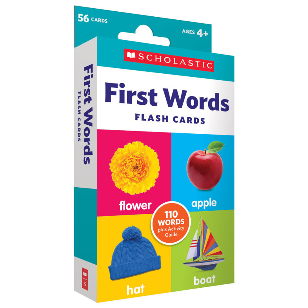 SCHOLASTIC TEACHING RESOURCES Scholastic Teaching Solutions Flash Cards: First Words