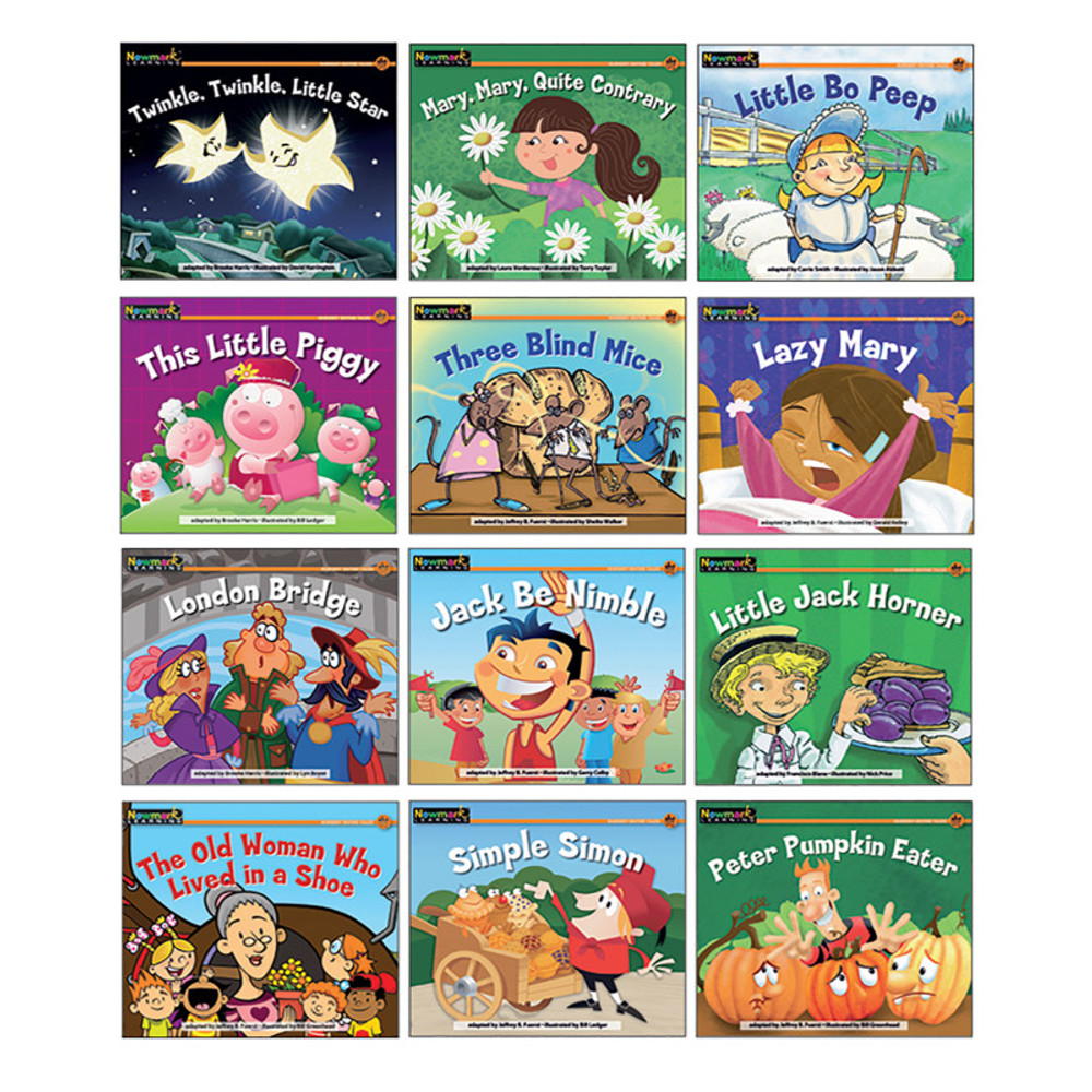 NEWMARK LEARNING Newmark Learning Rising Readers Leveled Books: Nursery Rhyme Tales Set 2, English NEWMARK LEARNING Newmark Learning Rising Readers Leveled Books: Nursery Rhyme Tales Set 2, English